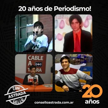 16/01/2021 20 AÑOS DE PERIODISMO JUNTO A USTEDES, ¡GRACIAS!